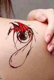 back Western dragon tattoo iphethini