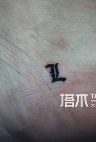 Levél levél tetoválás minta