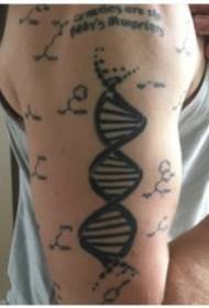 Pertsonalizatutako elementu kimikoen sinboloen tatuaje irudia 9 orri