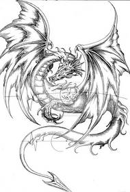I-handsome dragon tatto imenyu ebhaliweyo