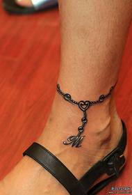 намунаи tattoo номаи anklet