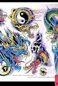 pattern ng tattoo ng tsismis ng dragon
