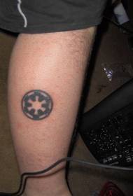 Leg Black Star Wars Empire Simbulu Tatuaggio