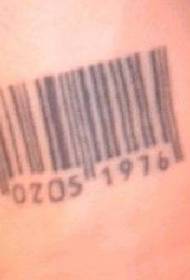 Pola Tato Barcode Ireng