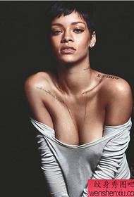 Xaraashka xarafka 'Clavicle tattoo'