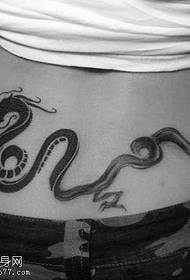 waist alternative totem dragon tattoo pattern