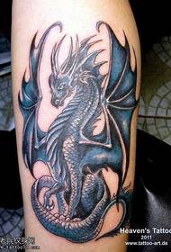 noha čínsky drak tetovanie vzor