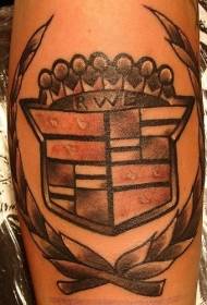 Cadillac Logo Tattoo Pattern