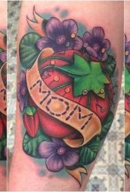 Warna tatu besar gambar tatu tomato