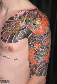 Rinta lohikäärme tatuointi malli