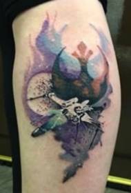 een set symbolische tattoo-werken van de Jedi Knight