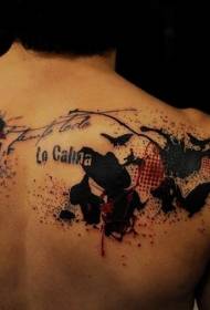 PS Larawan sa Pagproseso ng Larawan ng Estilo ng Kulay ng Pagkatao ng Tattoo