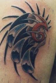 omuz rengi Hint tarzı tribal tattoo