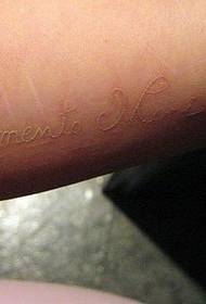 white English tattoo picture