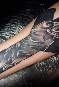 Black Crow a Mystery Symbol Tattoo Muster