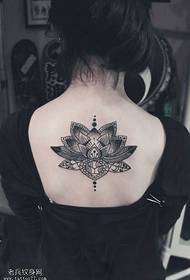 Modello di tatuaggio sanscrito posteriore