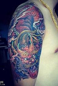 kar szép sárkány tetoválás minta