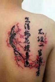 9 wonnerschéin Chinese Charaktere mat Tattooen