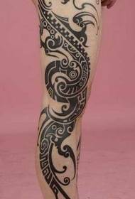 noga brončani zmaj totem tetovaža uzorak