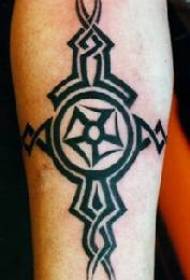 Black Tribal Symbol Personality Tattoo Pattern