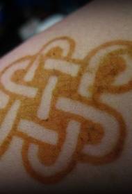 Vzor tetovania zlatého budhistu