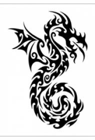 Flying Dragon Manuscript Domineering Dragon Totem Manuscript