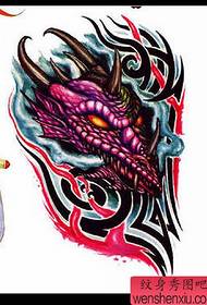 Totem Mudell tat-Tatuwa tad-Dragun Ewropew u Amerikan
