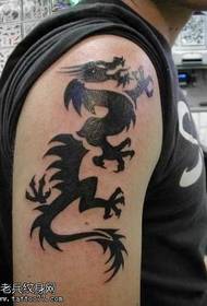 arm dragon totem tattoo pattern