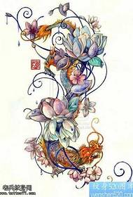 manuscript dragon tattoo pattern