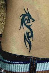 padrão de tatuagem de totem de dragão de cintura