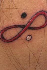 Imagem de tatuagem infinita estilo Yin Yang