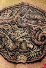 Duokite visiems akmeninio drakono tatuiruotės modelį