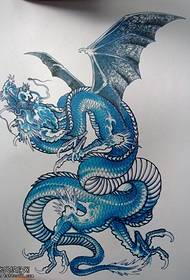 Vole dragon Modèl Tattoo