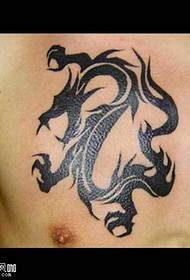 Chest Dragon Totem Tatoo Mhando