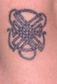 Patrón de tatuaje de nudo celta