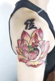 Скуп малих слика тетоважа са текстом кинеског стила
