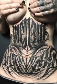 няколко тъмно черни Chicano замазват креативни дизайни за татуировки