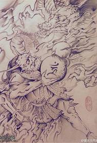 Манускрыпт малюнка рукапіснай татуіроўкі