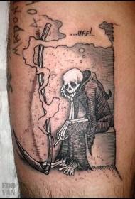 куріння меланхолії смерть татуювання візерунок