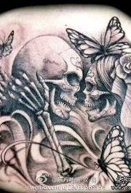 популярный очень красивый дизайн татуировки пара