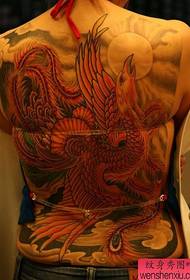 ຮູບແບບຄວາມງາມທີ່ເຕັມໄປດ້ວຍຄວາມງາມເຕັມຮູບແບບ tattoo phoenix