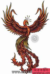 pola tato: gambar pola tato phoenix klasik klasik