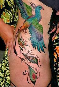 model de tatuaj frumos tatuaj phoenix