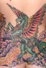 kotiro hoki hope huha kuihi unicorn whare tira me te tauira tattoo whetu
