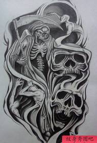 un fantastico manoscritto classico per tatuaggi
