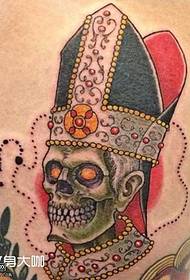 tatoveringsmønster for benskalle keiser