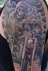 Doud Geescht Tattoo Muster