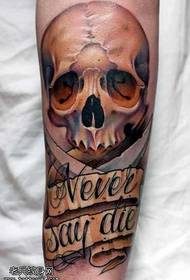 arm trend skull ඉංග්\u200dරීසි පච්ච රටාව
