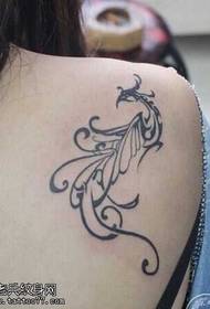 Modello di tatuaggio totem fenomenale della personalità posteriore