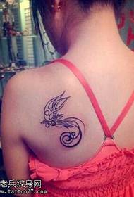 Modello di tatuaggio totem spalla Phoenix